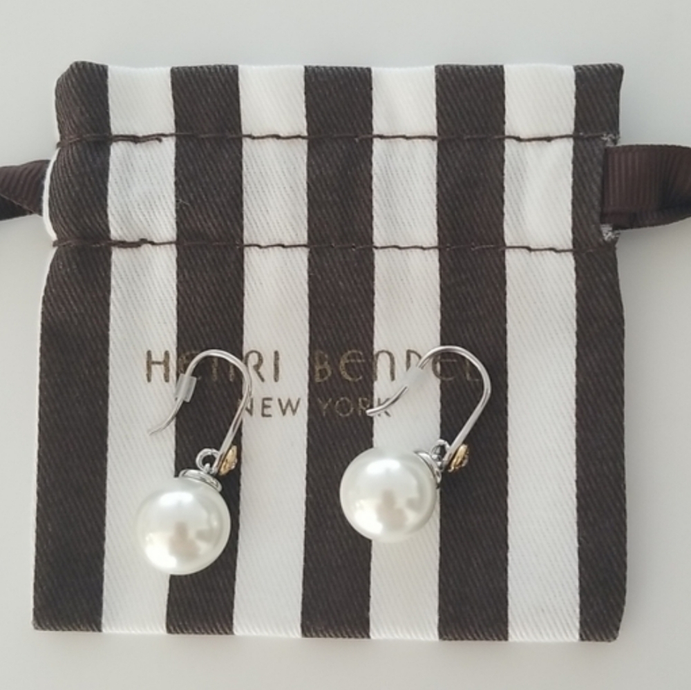 Henri Bendel Pearl Drop Earrings - Picture 2 of 5